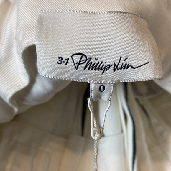 3.1 Phillip Lim Off-White Striped Paper Bag Trouser 0 - Picture 5 of 5